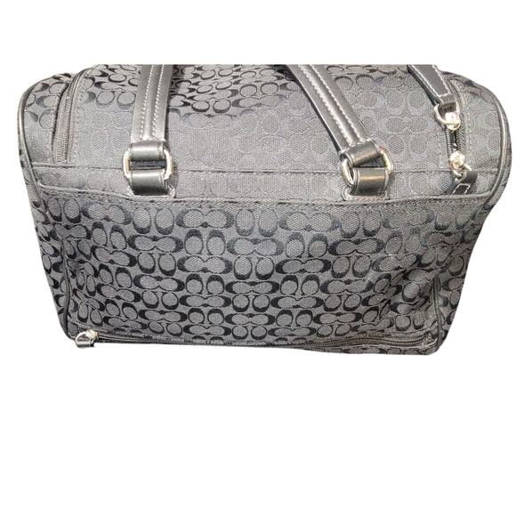 Coach Zip Around Travel Bag Black and Matching Tablet holder - Picture 6 of 14